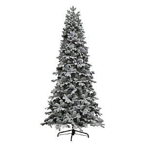 7ft Slim Snowy Yukon Artificial Christmas Tree