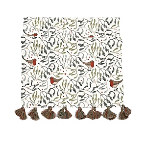 Walton & Co. Robin & Mistletoe Table Runner