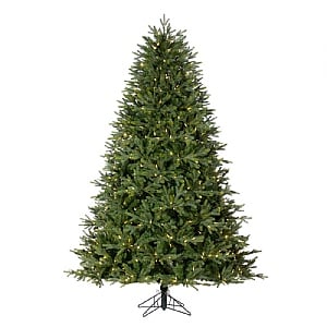 6ft Pre-Lit Deluxe Trinity Pine Artificial Christmas Tree