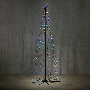 LED Pole Tree - Red Green Blue (8ft)