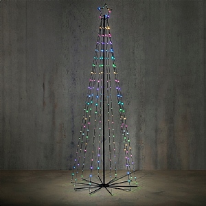 LED Pole Tree - Red Green Blue (6ft)