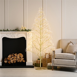 Festive 120cm MicroDot Confetti Gold Tree (1000 Warm White LEDs)