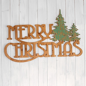 Merry Christmas Wall Sign (97cm)