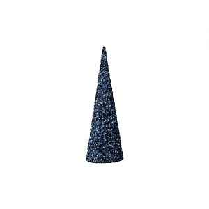 Sequin Beaded Cone Midnight Blue - Small (46cm)