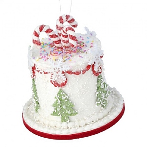 Holiday Sweets Cake Hanging Tree Decoration (19cm)