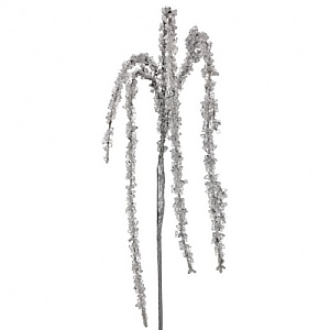 Silver Hanging Iced Branch (91cm)