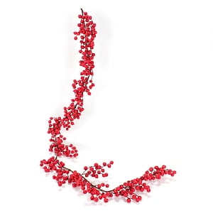 Red Crabapple Berry Garland (6ft)