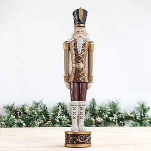 Brown Wooden Soldier Nutcracker (53cm)