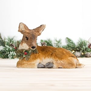 Sitting Deer Decoration (27cm)