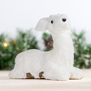 White Deer Decoration (24cm)