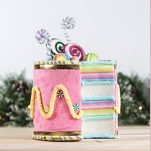 Multicoloured Cake Decoration (24cm)