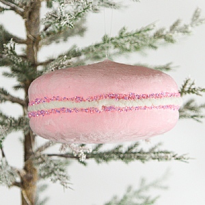 Pink Macaron Hanging Decoration (9cm)