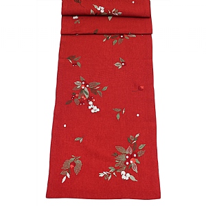 Rosehip Red Table Runner (14 x 75")