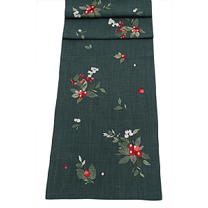 Rosehip Green Table Runner (14 x 75")