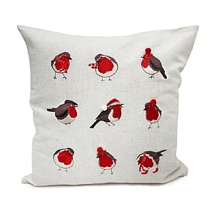 Robin Riot Beige Cushion