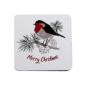 Winter Hedgerow Coaster (Pack of 4)