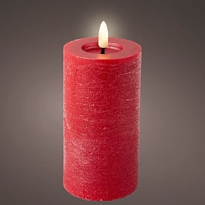 Lumineo Red LED Candle - Medium