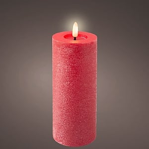 Lumineo Red LED Candle - Large