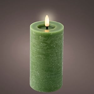 Lumineo Green LED Candle - Medium