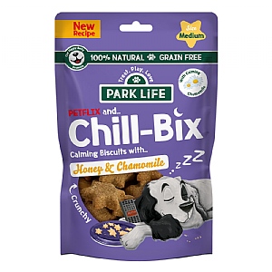 PARK LiFE Chill-Bix Dog Biscuits - Honey & Chamomile (100g)