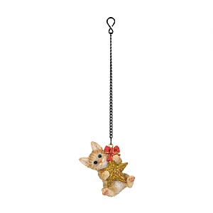 Vivid Arts Hanging Star Ginger Kitten