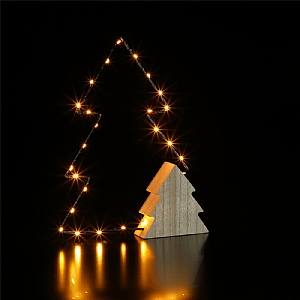 Noma Wire Wooden Tree Light