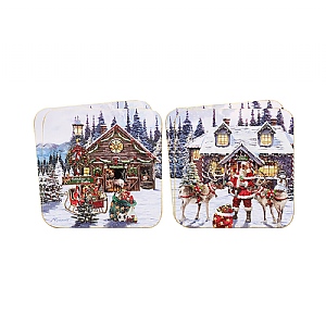 Macneil Santa Coasters (Set of 4)