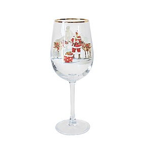 Macneil Santa Wine Glass