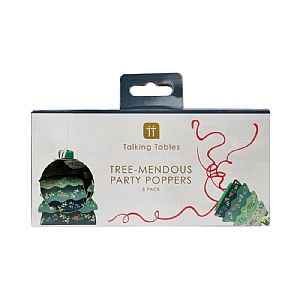 Midnight Forest Christmas Tree Party Poppers - (Pack of 8)