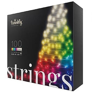 Twinkly Multicoloured & White String Lights (100 LEDs)