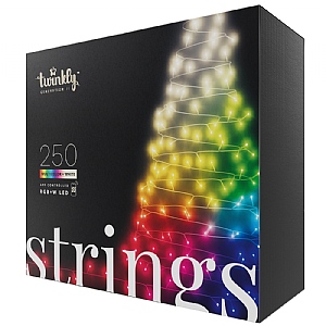 Twinkly Multicoloured & White String Lights (250 LEDs)