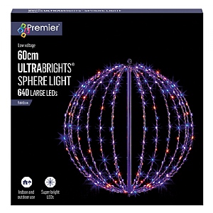 Premier Rainbow LED Sphere (60cm)