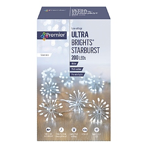 Premier Cool White LED Starburst Lights (200 LEDs)