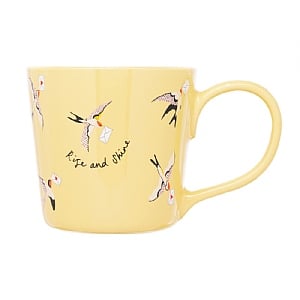 Cath Kidston Love Birds Yellow Dolly Mug