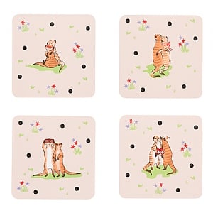 Cath Kidston Meerkats Coasters (set of 4)