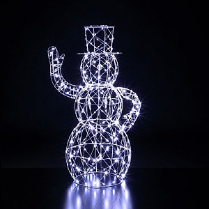 Noma Cool White Dickensian Snowman (1m)