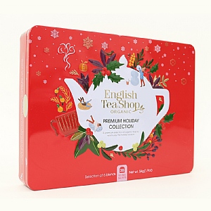 English Tea Shop Premium Holiday Collection Red Gift Tin (36 Sachets)