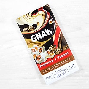 Gnaw Milk Chocolate Popcorn & Peanut Butter Bar (80g)