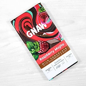 Gnaw Milk Chocolate Raspberry Mojito Bar (80g)