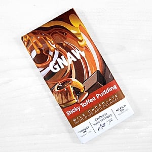 Gnaw Milk Sticky Toffee Pudding Chocolate Bar (80g)