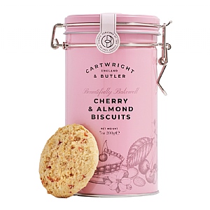 Cartwright & Butler Cherry & Almond Biscuits Tin (200g)