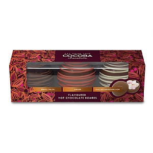 Cocoba Winter Warmers Hot Choc Bombe (150g) - 3 pack