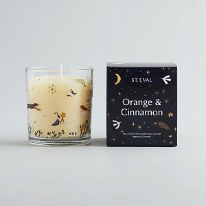 St Eval Orange and Cinnamon, Christmas Wonderland Glass Candle