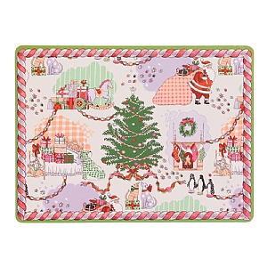 Cath Kidston Christmas Ditsy Placemat & Coaster Set (set of 4)