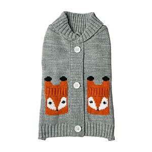 Happy Pet Fox Cardigan (Small / Medium)