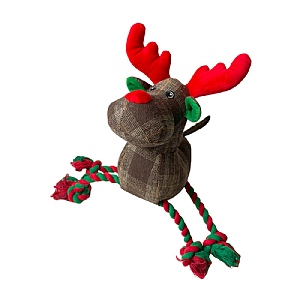 Happy Pet Christmas Ropee Reindeer Dog Toy