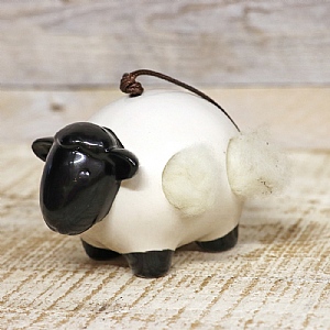 Wildlife World Woolie the Sheep Ceramic Wool Dispenser