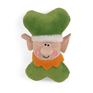 Zoon Squeaky ElfBone Plush Dog Toy