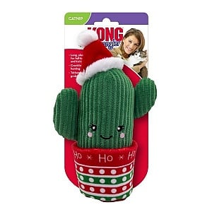 KONG Holiday Wrangler Cactus Cat Toy