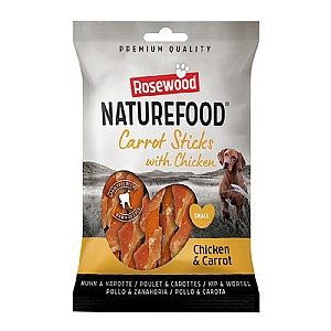 Rosewood Naturefood Carrot Sticks With Chicken (80g)